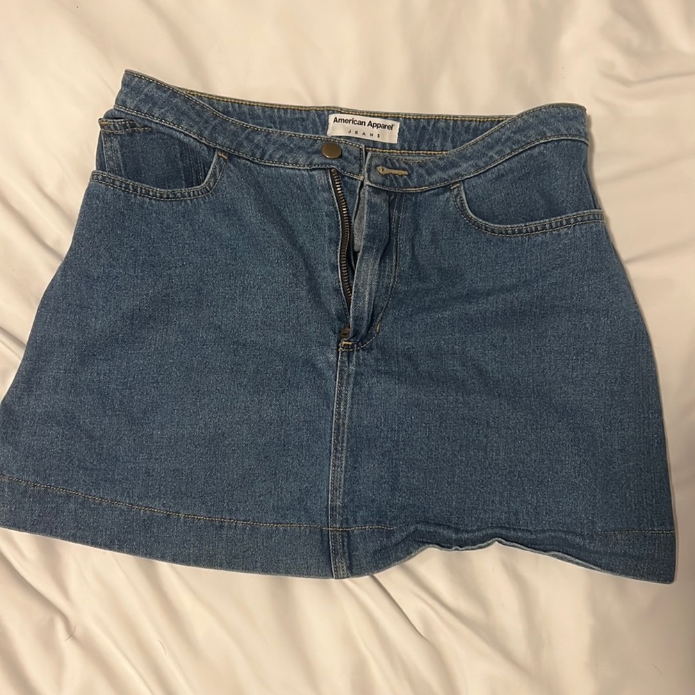 American Apparel Jean Skirt - size L